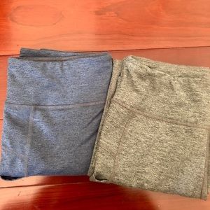 2 pairs of active leggings